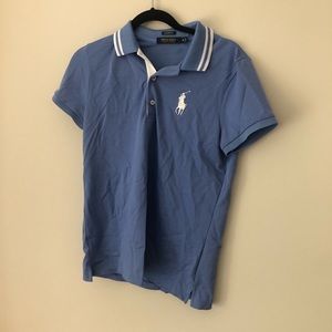 ralph lauren gold polo